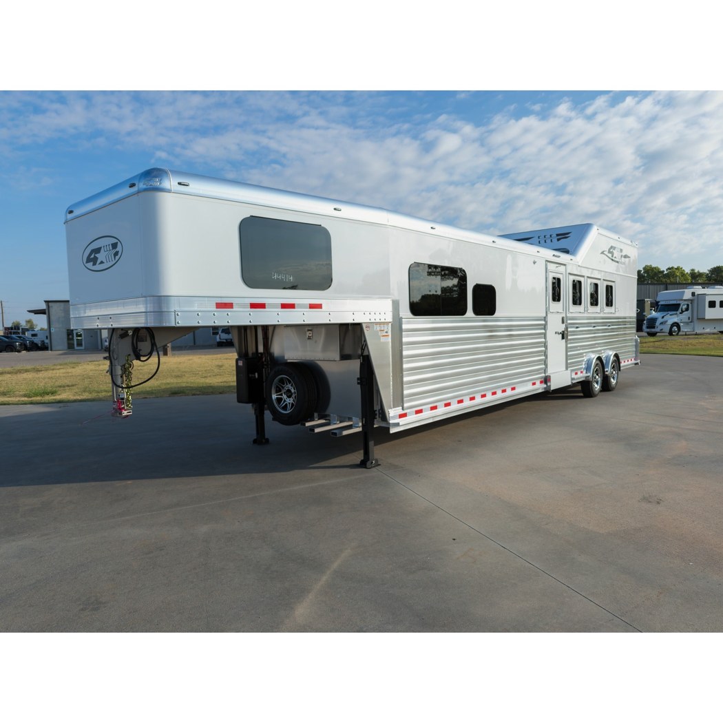 ON ORDER! 2027 4 Star 4 Horse Trailer with 13'8" Outback Living Quarters