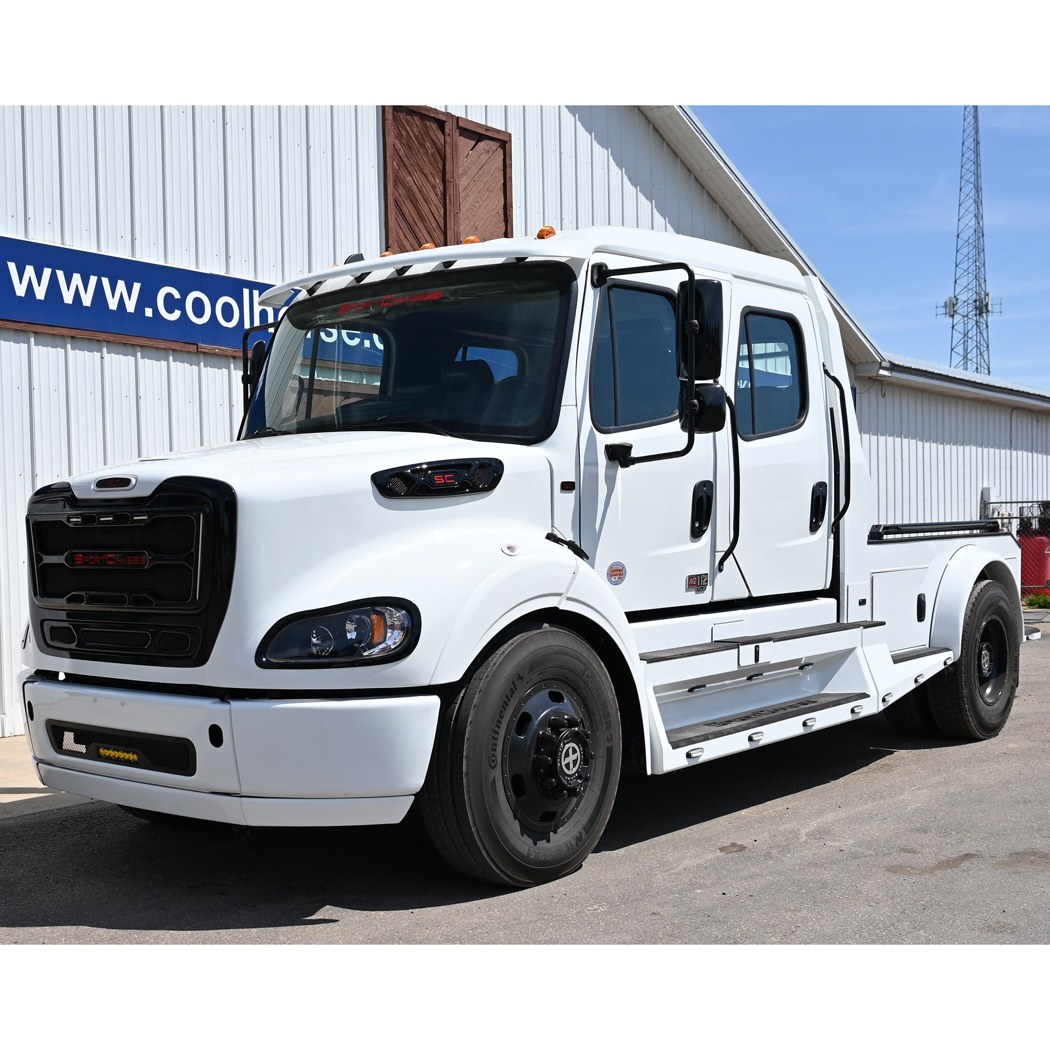 2026 Sportchassis LH7 Freightliner M2 Plus Luxury Crew Cab Hauler Truck